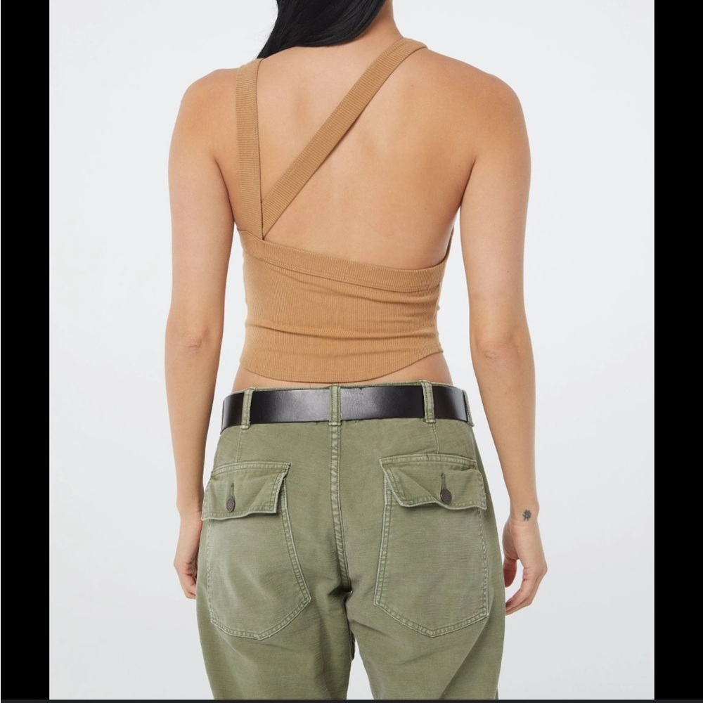 The Line by K Ximeno Tank Top in Camel